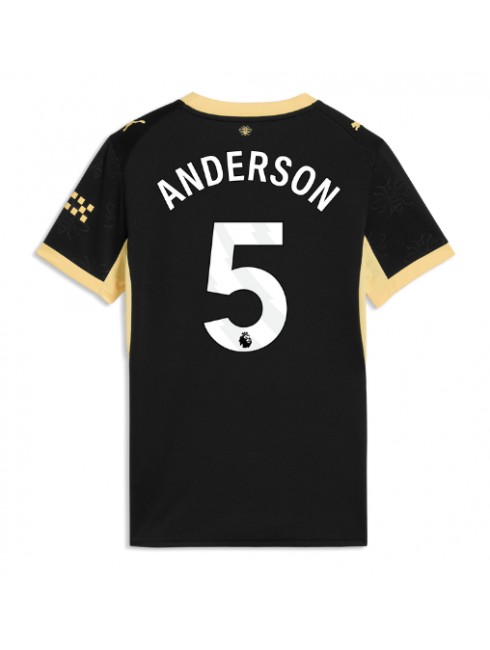 Manchester City Elliot Anderson #5 Auswärtstrikot für Frauen 2026-27 Kurzarm Manchester City Elliot Anderson #5 Auswärtstrikot für Frauen 2026-27 Kurzarm